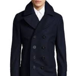 Burberry small navy peacoat
